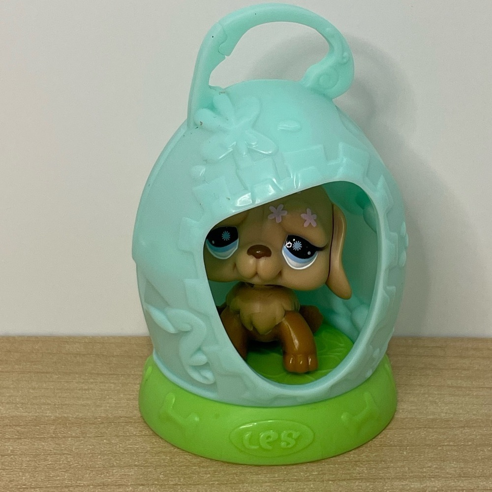 ST BERNARD DOG #McDonald’s - Authentic Littlest Pet Shop - Hasbro